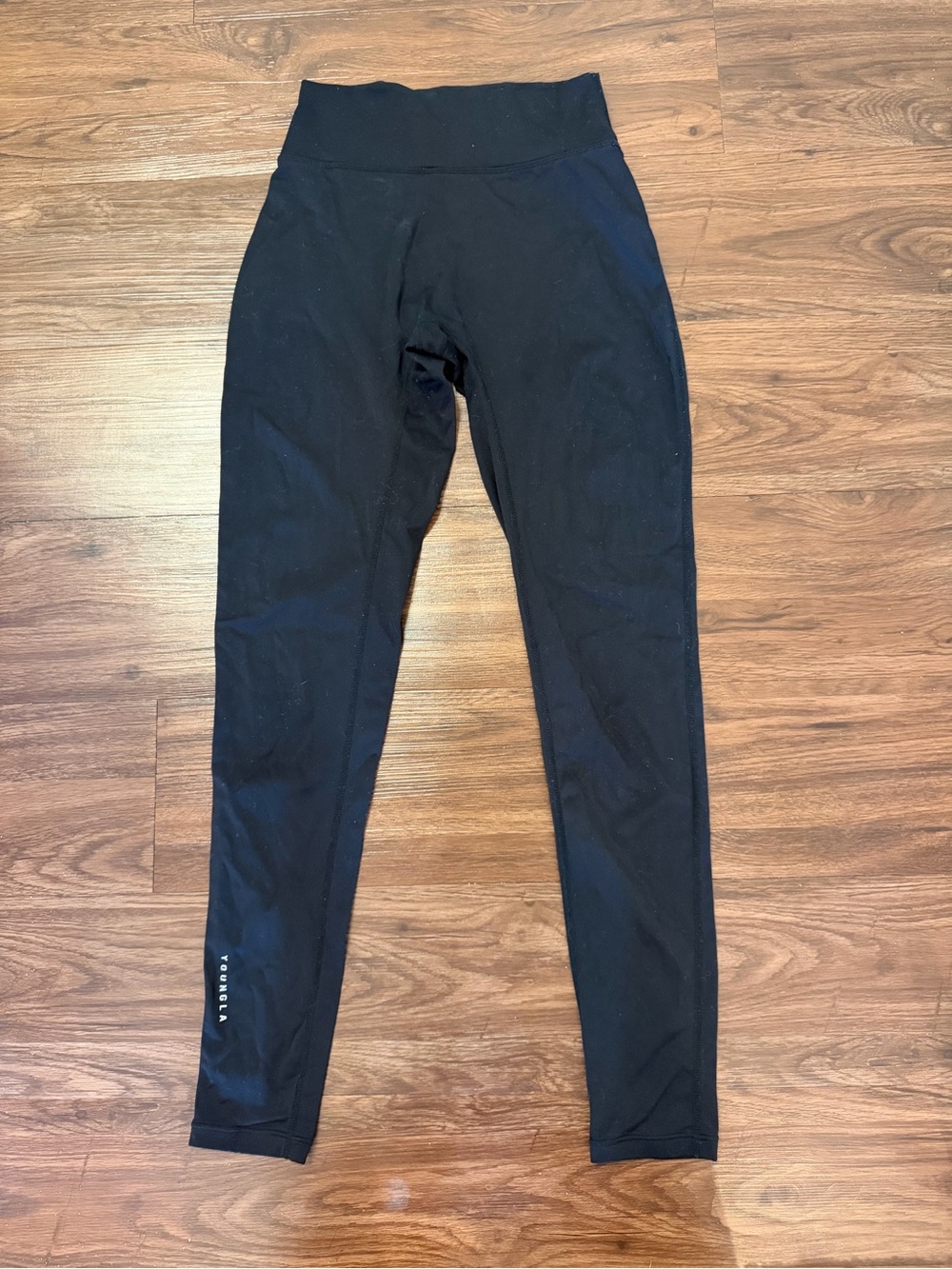 YoungLA Black High-Waist Leggings - M